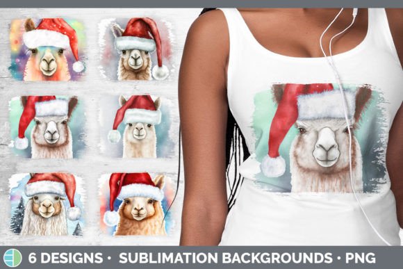 Christmas Alpaca Distressed Sublimation Review