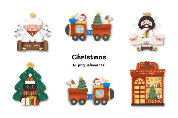 Christmas Clipart Graphic for Website and Editorial Use