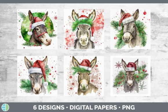 Christmas Donkey Backgrounds Digital S Review