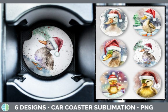 Christmas Duck Car Coaster Embroidery Design Review
