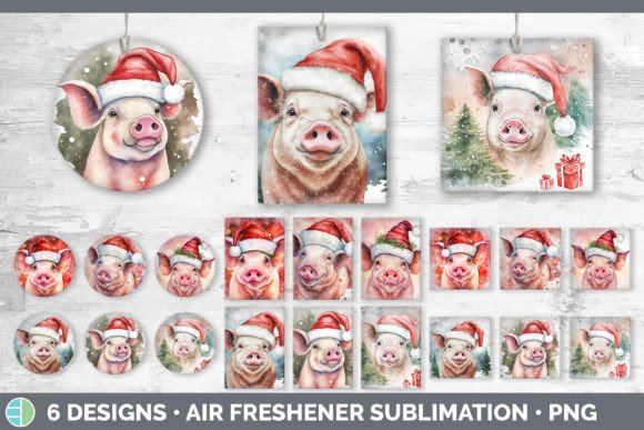 Christmas Pig Air Freshener Embroidery Design Review