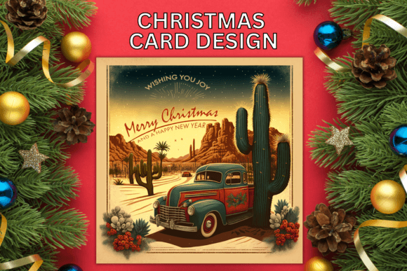 Desert Christmas Card Embroidery Review