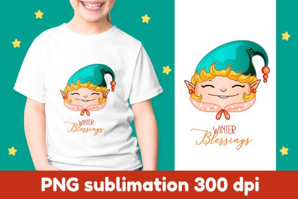 Winter Blessings Christmas Sublimation: A Designer's Review of Seasonal Illustrations